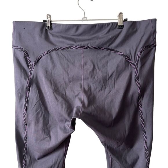 Nike Plus 3X Leggings Fast Mid Rise 7/8 Length Activewear Workout Purple - Picture 10 of 11
